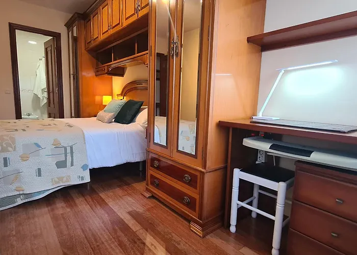 Casa Campelo - Apto Playa De Rodeira Cangas, Garaje Y Wifi Gratis