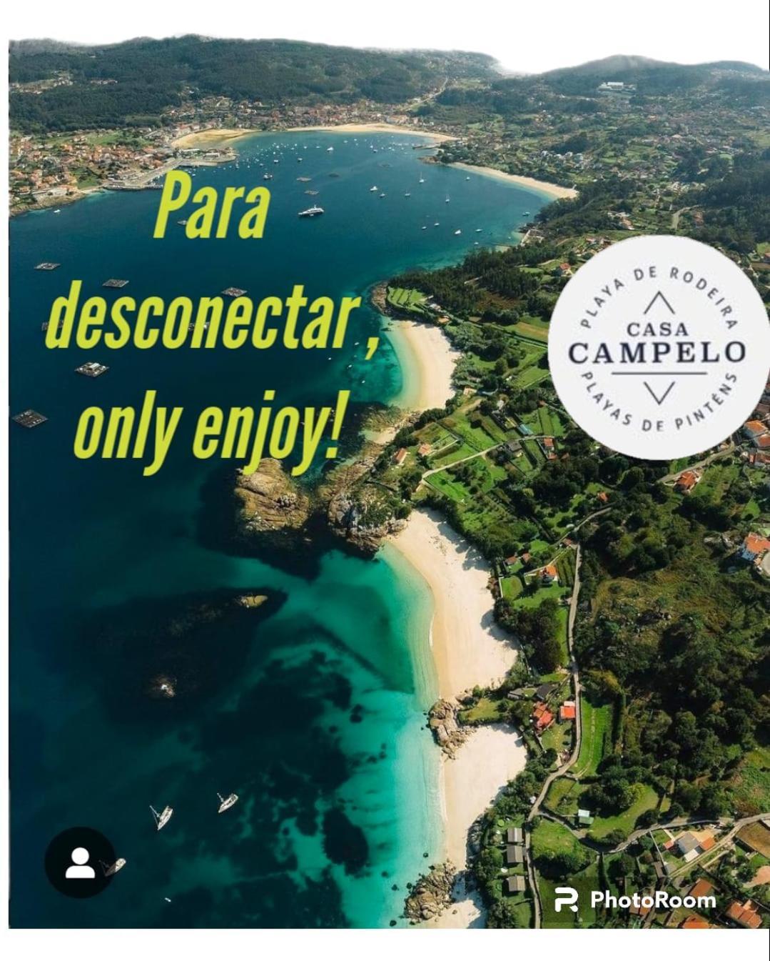 Casa Campelo - Apto Playa De Rodeira Cangas, Garaje Y Wifi Gratis Apartment *
